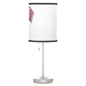 President Trump Bearing the Flag of the USA Table Lamp (Right)