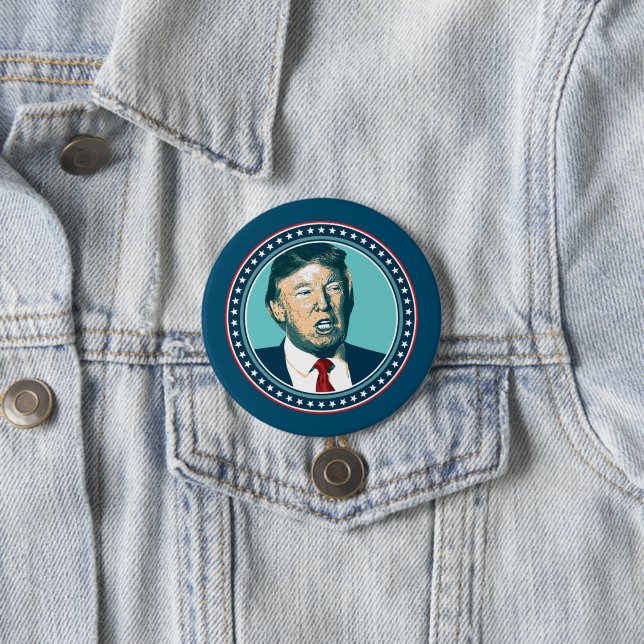 President Trump Button (In Situ)