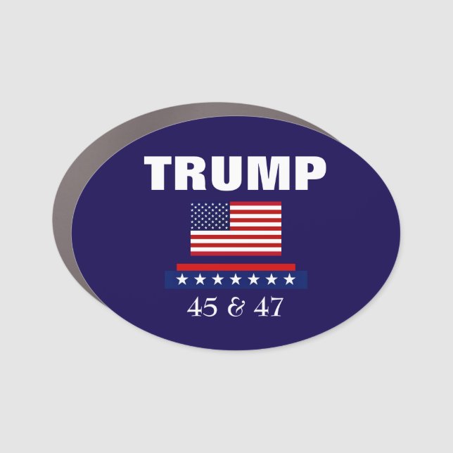PRESIDENT TRUMP CAR MAGNET (Front)