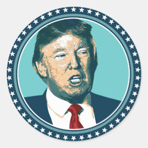 President Trump Classic Round Sticker