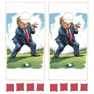 President Trump Cornhole Set
