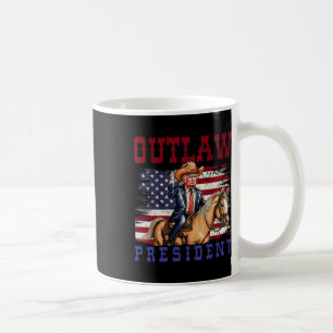 President Trump Cowboy Trump 2024 Convicted Felon Coffee Mug