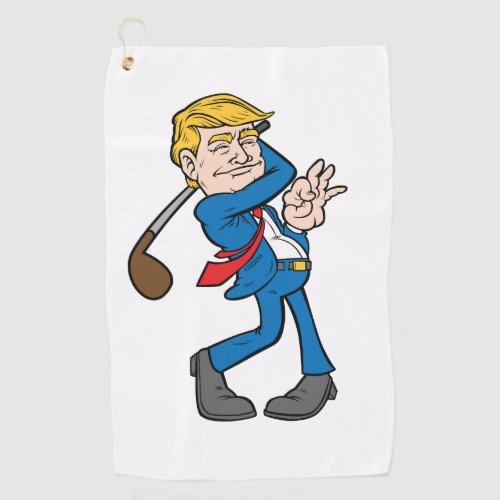 President Trump Golf Club Backswing Golf Towel