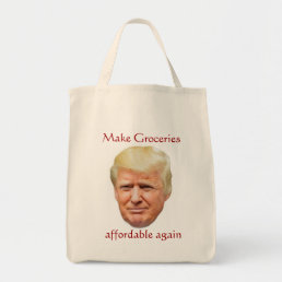 President Trump Grocery Tote