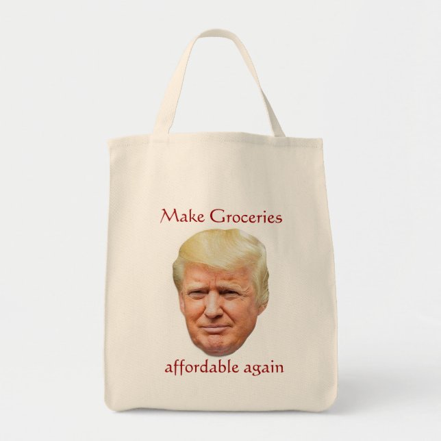President Trump Grocery Tote (Front)