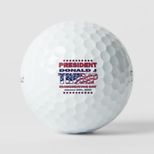 President Trump Inauguration 2025 Golf Balls