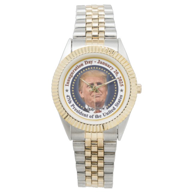 President Trump Inauguration Day January 20th 2025 Watch (Front)