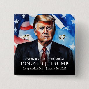 President Trump Inauguration Day Keepsake Button