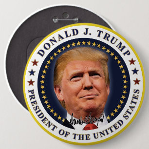 President Trump Inauguration Day Souvenir Button
