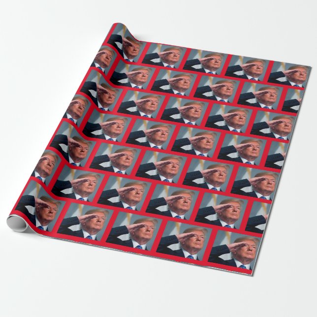 President Trump - Make America Great Wrapping Paper (Unrolled)
