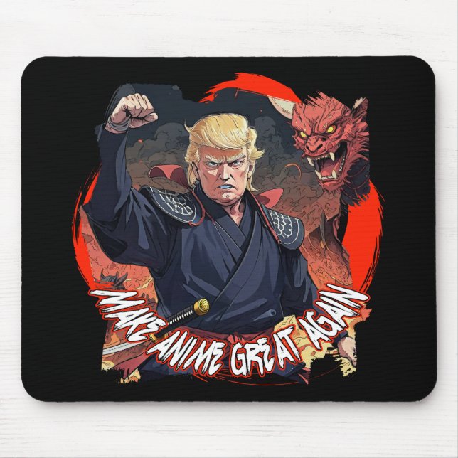 President Trump Make Anime Great Again Mouse Pad (Front)