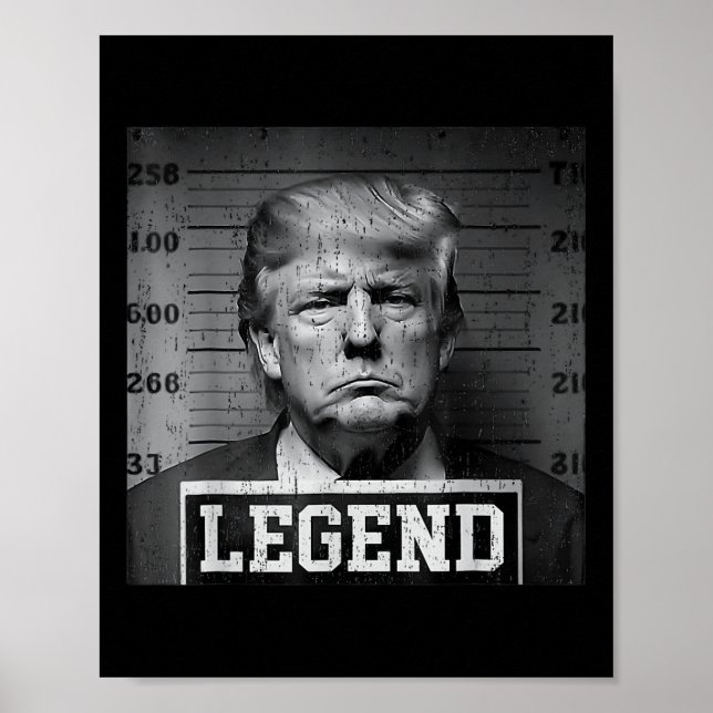 President Trump Mug Shot  Poster (Front)