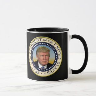President Trump Photo Presidential Seal Mug
