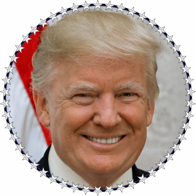 President Trump Portrait Cutout (Front)