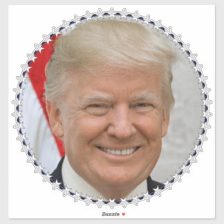 President Trump Portrait Sticker