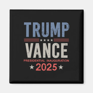 President Trump Vance Inauguration Day 2025 Usa Magnet