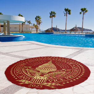 President Trump VP Vance Inauguration Day 2025 Beach Towel