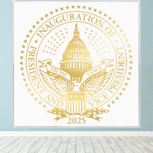 President Trump VP Vance Inauguration Day 2025 Canvas Print
