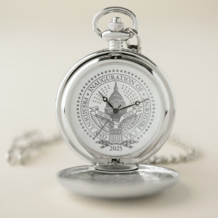 President Trump VP Vance Inauguration Day 2025 Pocket Watch
