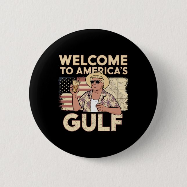 President Trump Welcome  Button (Front)
