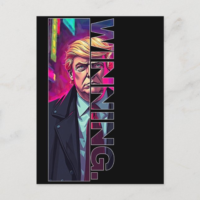 President Trump - WINNING Postcard (Front)
