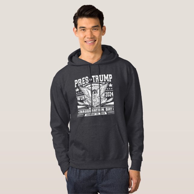 President Trump Won 2024 Hoodie (Front Full)