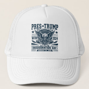 President Trump Won 2024 Trucker Hat