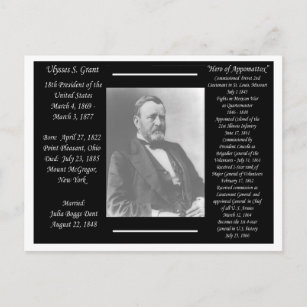 President Ulysses S Grant Postcard