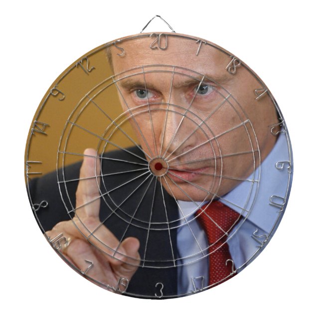 President Vladimir Putin Bullseye Dart Board (Front)