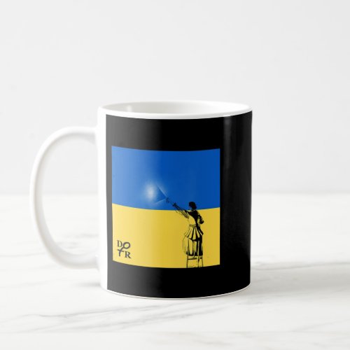 President Volodymyr Zelensky Ukraine Flag Spray Pa Coffee Mug