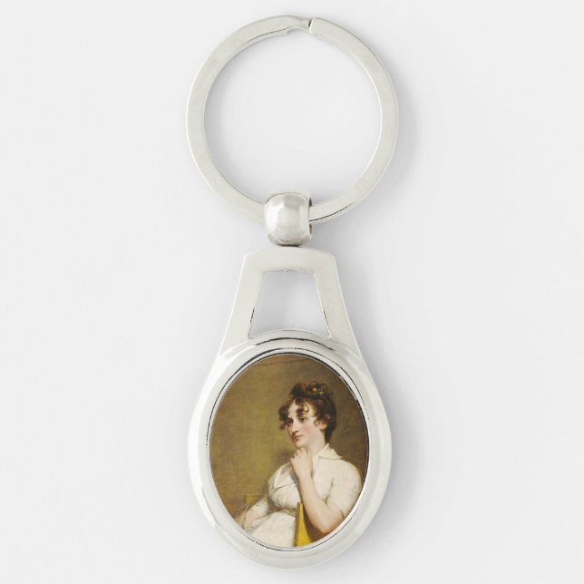 President Washington's Family Nelly Custis Keychain (Front)