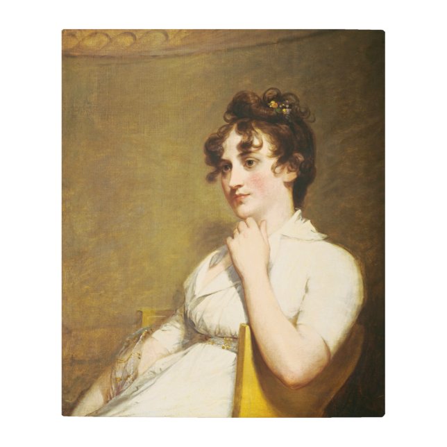 President Washington's Family Nelly Custis Metal Print (Front)