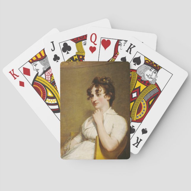 President Washington's Family Nelly Custis Poker Cards (Back)