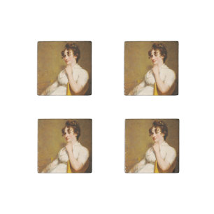 President Washington's Family Nelly Custis Stone Magnet