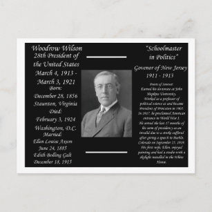 President Woodrow Wilson Postcard