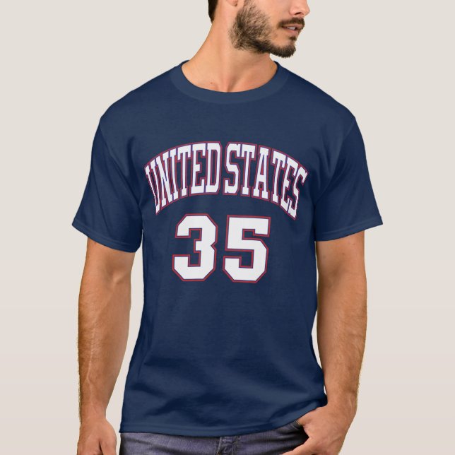 PresidenTees #35 Kennedy T-Shirt (Front)