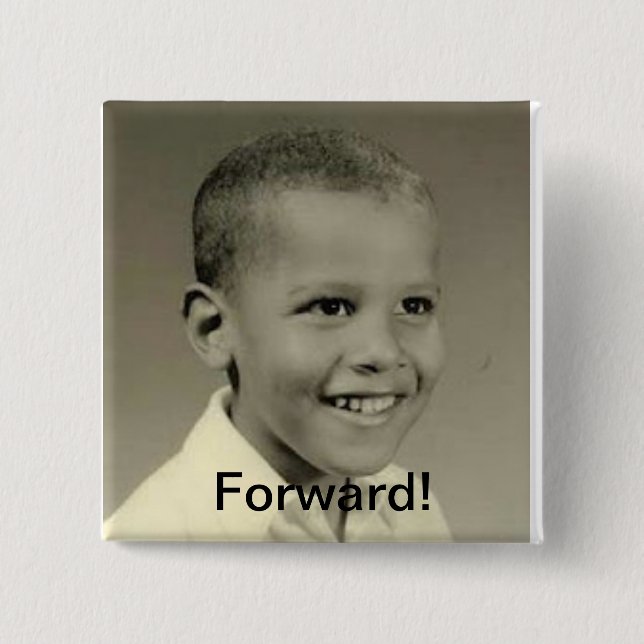 Presidential Candidate Obama Campaign Button (Front)
