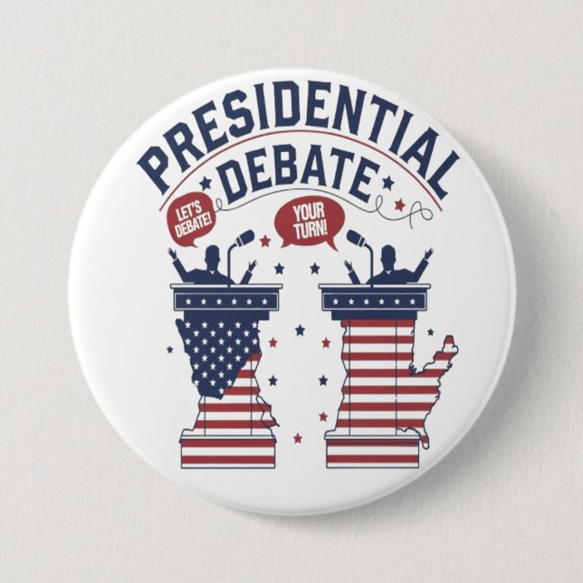 presidential debate button (Front)