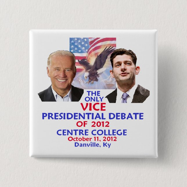 Presidential Debate Pinback Button (Front)