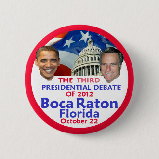 Presidential Debate Pinback Button