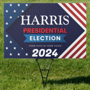 Presidential Election Harris 2024 Sign