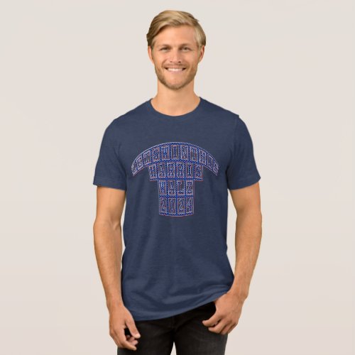 Presidential Elections Harris Walz 2024 Tri_Blend Shirt