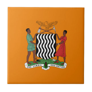 Presidential flag of Zambia Ceramic Tile