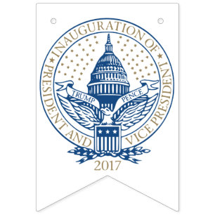 Presidential Inauguration Trump Pence 2017 Bunting Flags