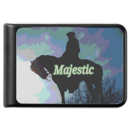 Presidential Majestic Silhouette Man On Horse Power Bank