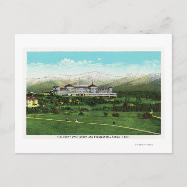 Presidential Range in September Postcard (Front)