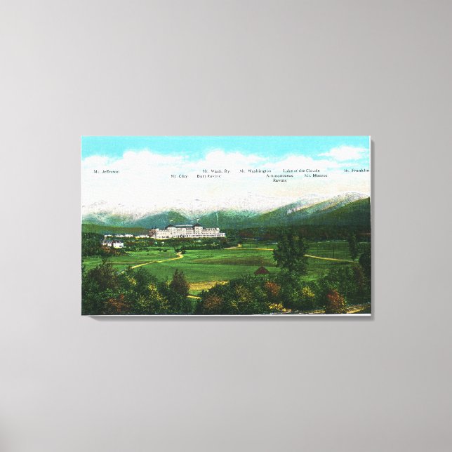Presidential Range View # 3 Canvas Print (Front)