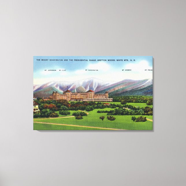 Presidential Range View Canvas Print (Front)