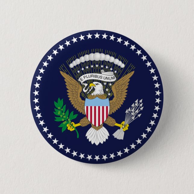 Presidential Seal Pinback Button (Front)