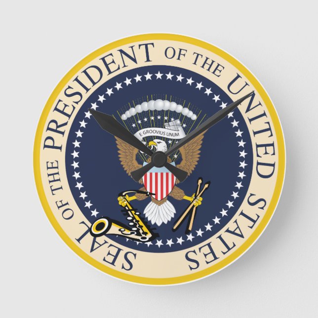 Presidential Seal : Wall Clock (Front)